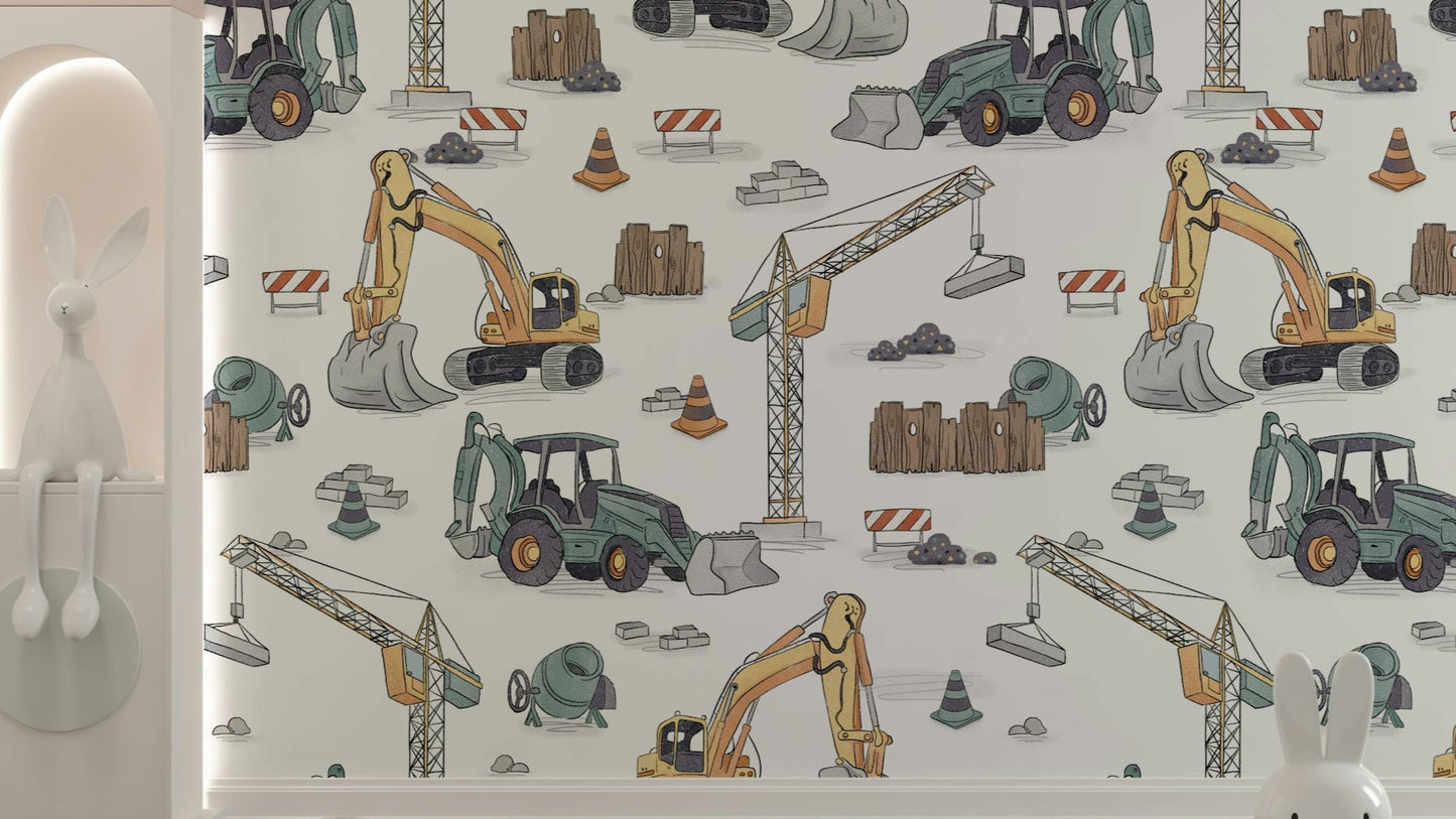Construction Site Wallpaper
