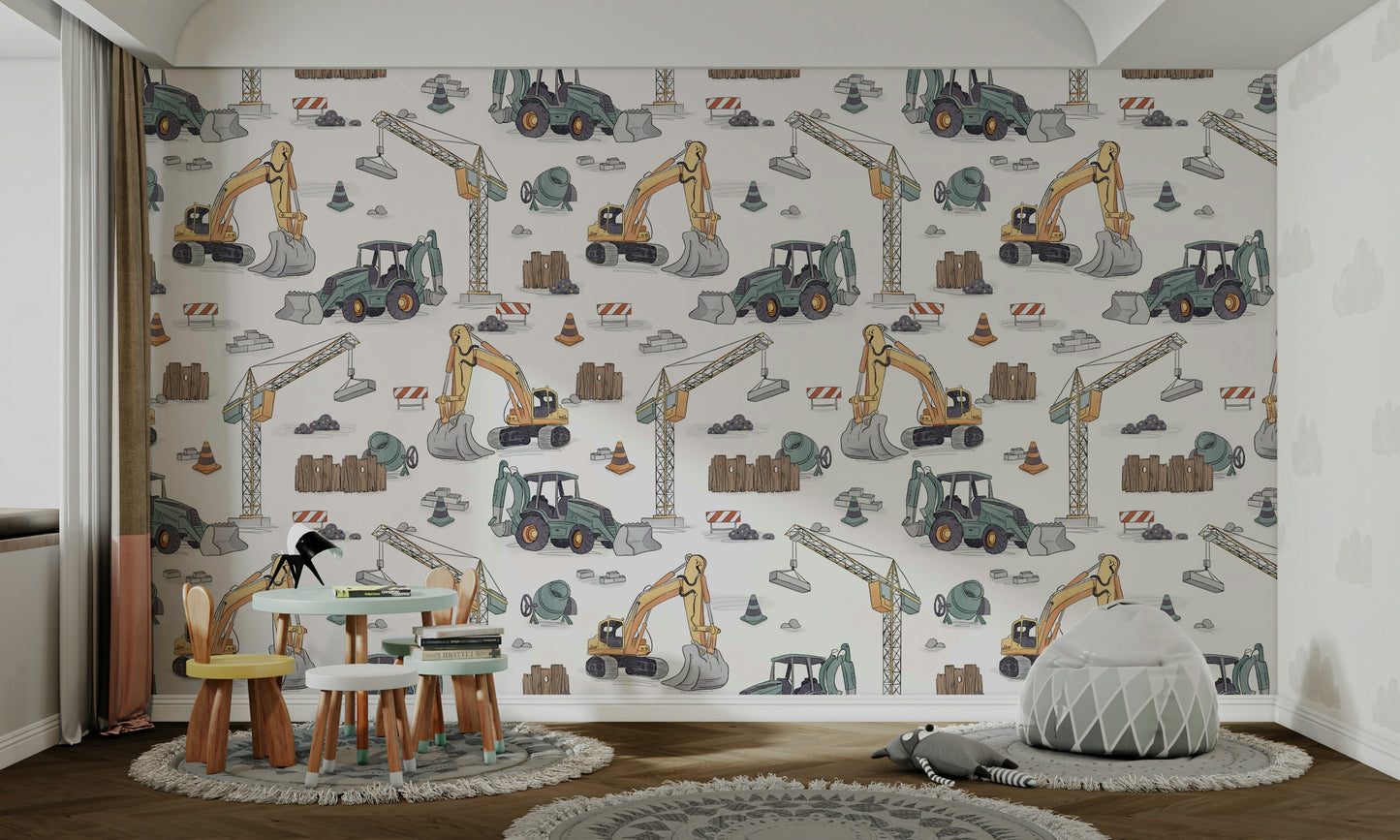 Construction Site Wallpaper