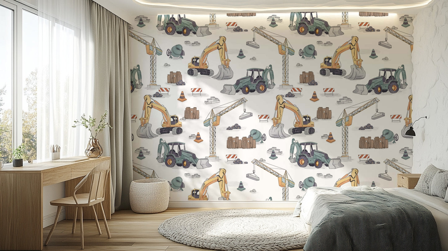 Construction Site Wallpaper