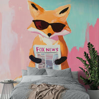 cool fox portrait wallpaper for walls

