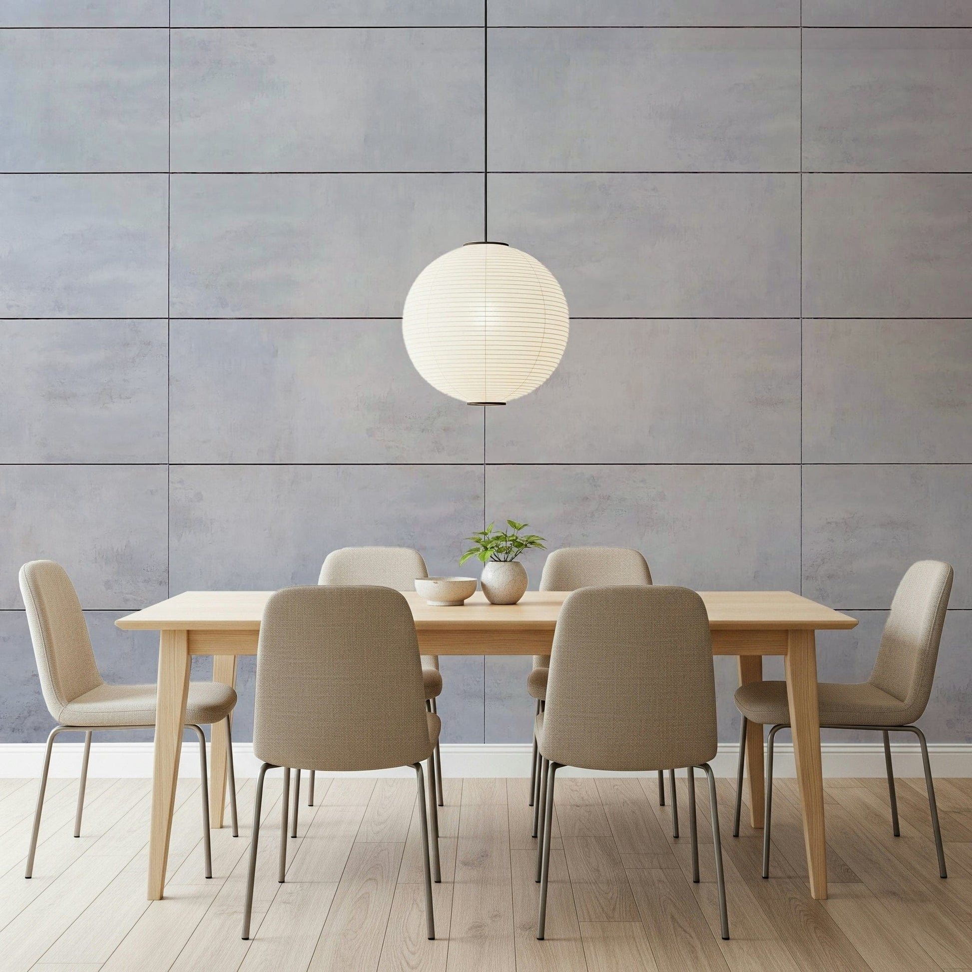 Cool Grey Grid Wall Mural featuring clean, modern grid patterns in soft grey tones for contemporary interiors.