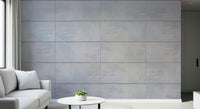 Wall mural showcasing geometric grey grid patterns for modern, office, or loft-style décor.