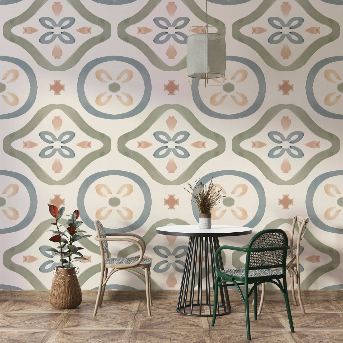 Mural wallpaper capturing a peaceful atmosphere

