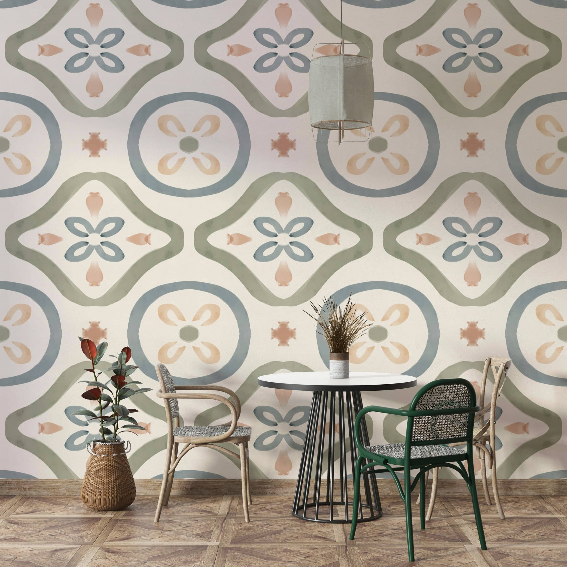 Mural wallpaper capturing a peaceful atmosphere

