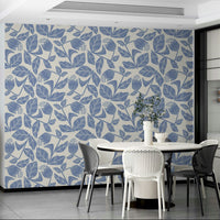 Botanical floral design wallpaper

