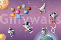 The style is a soft-focus illustration or a painterly design.

