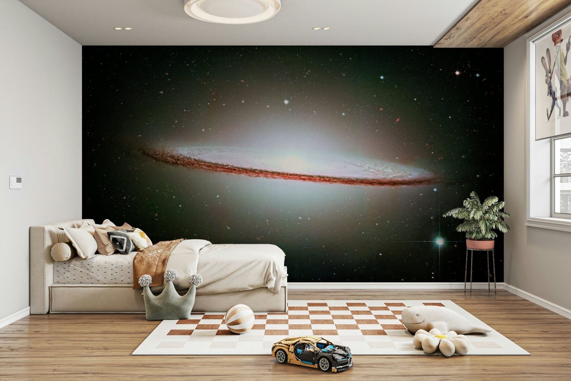 The feeling is one of fresh elegance.

