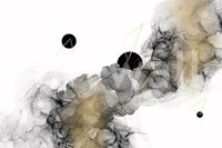 Vibrant cosmic mural for living room or bedroom walls

