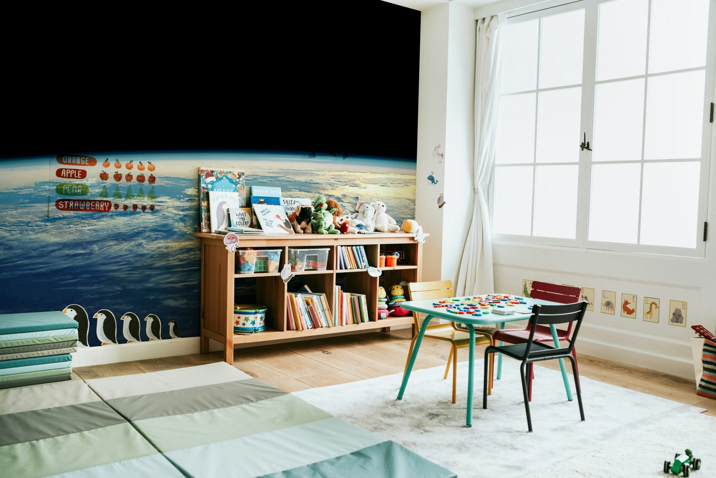 The mood is peaceful and serene.

