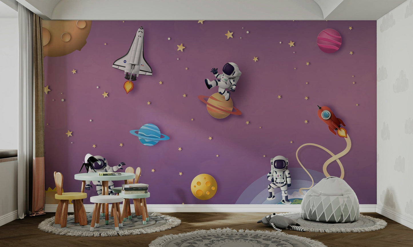 The composition is a fun, whimsical scene.

