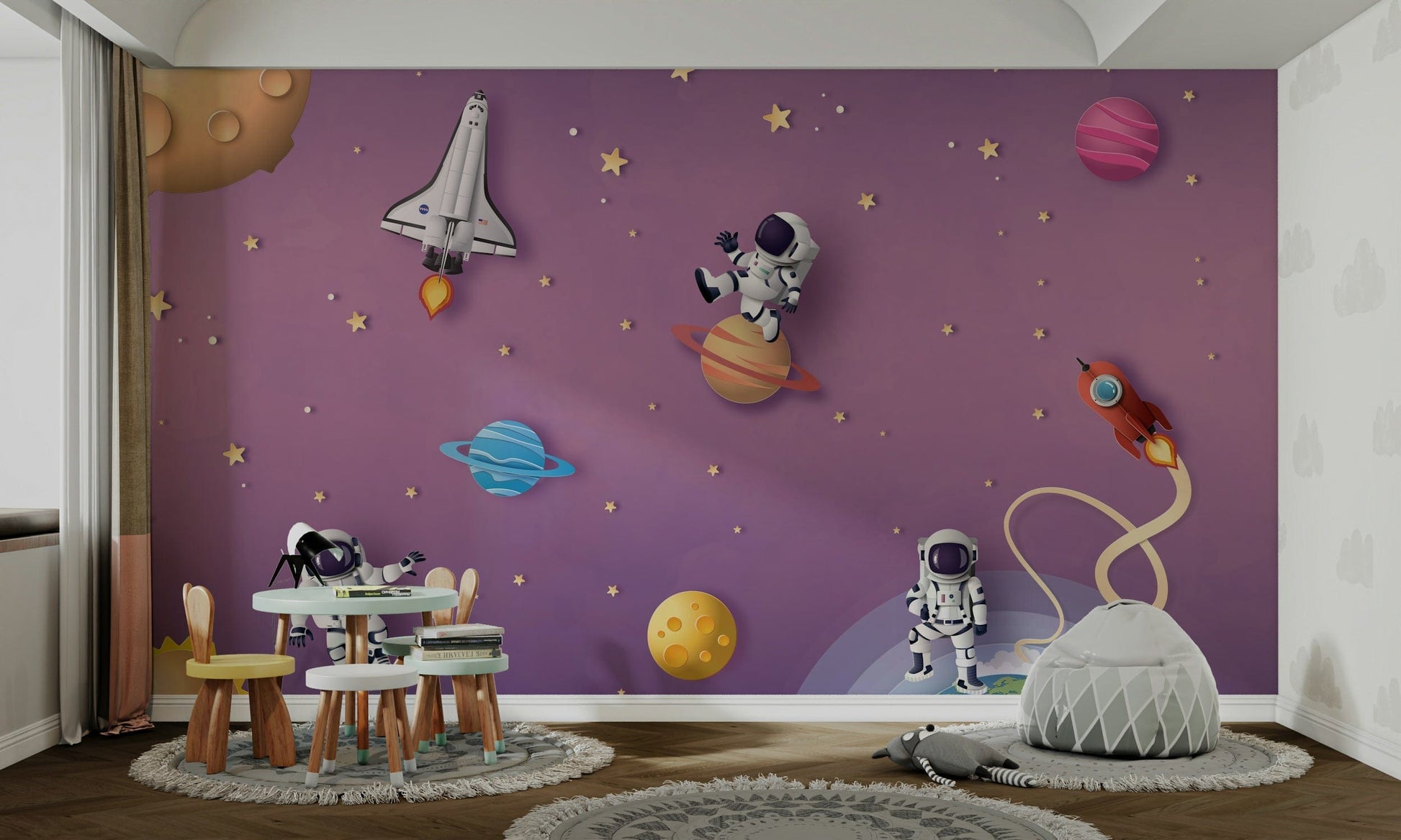 The composition is a fun, whimsical scene.

