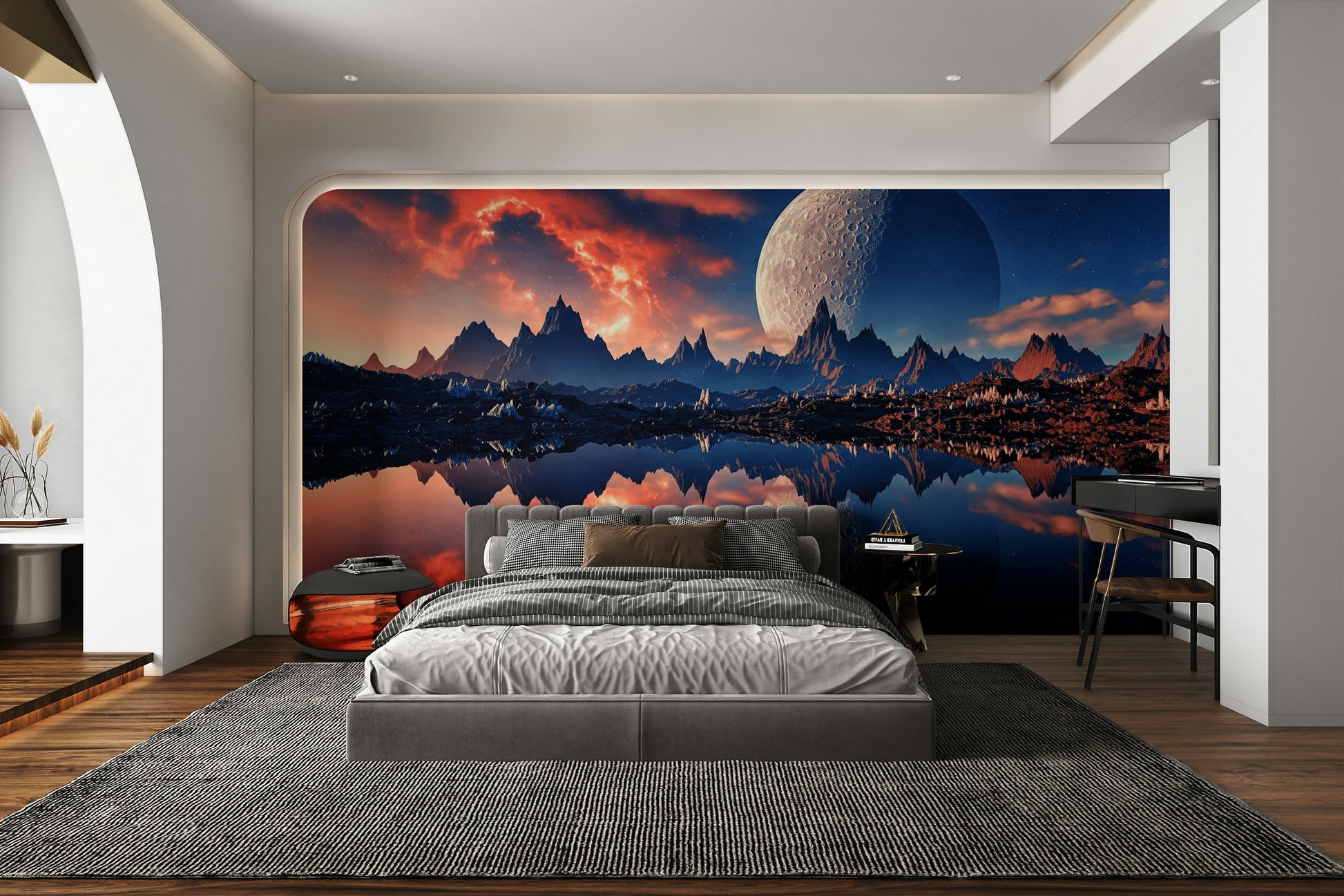 The design has a beautiful, elegant look.

