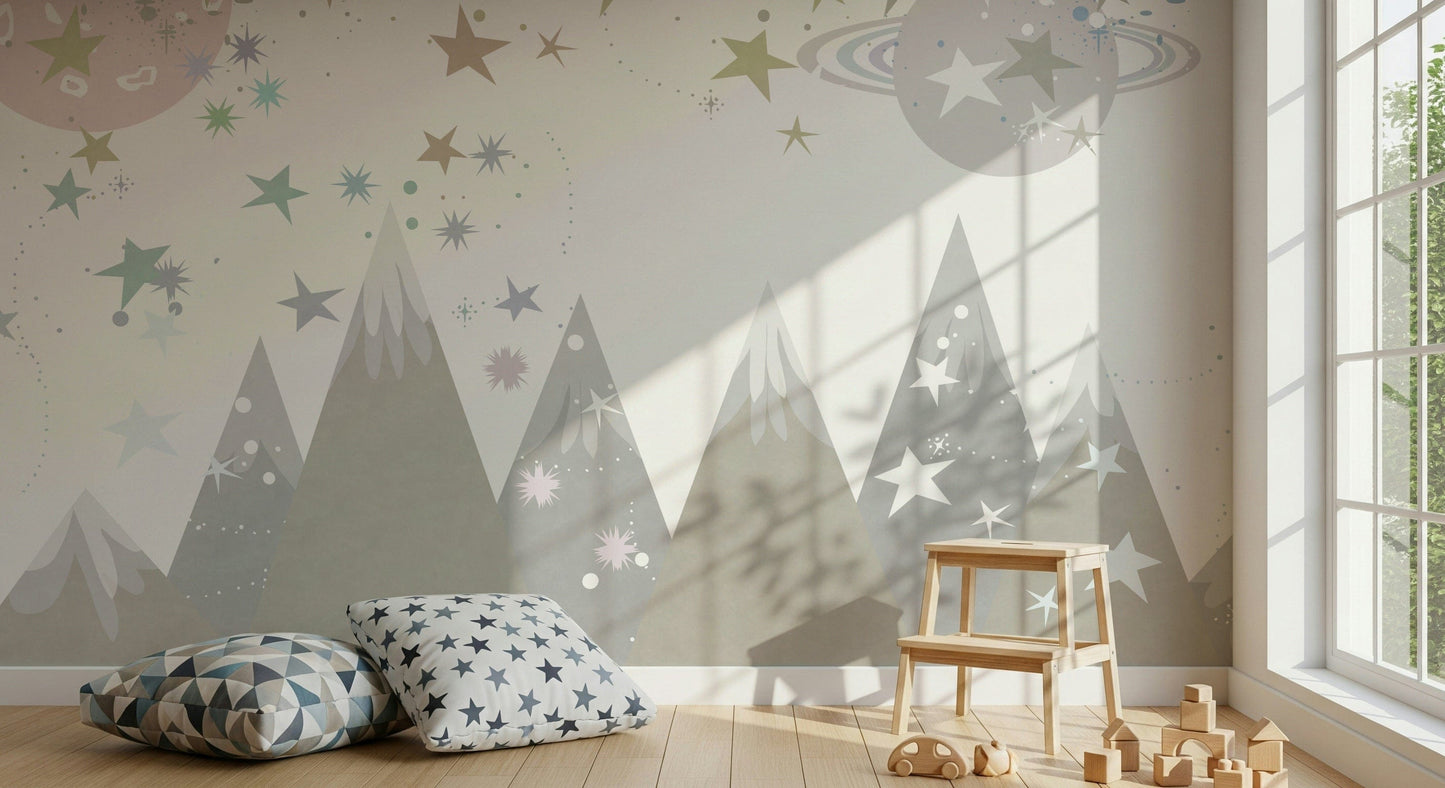 Cosmic Peaks Wall Mural -2719922