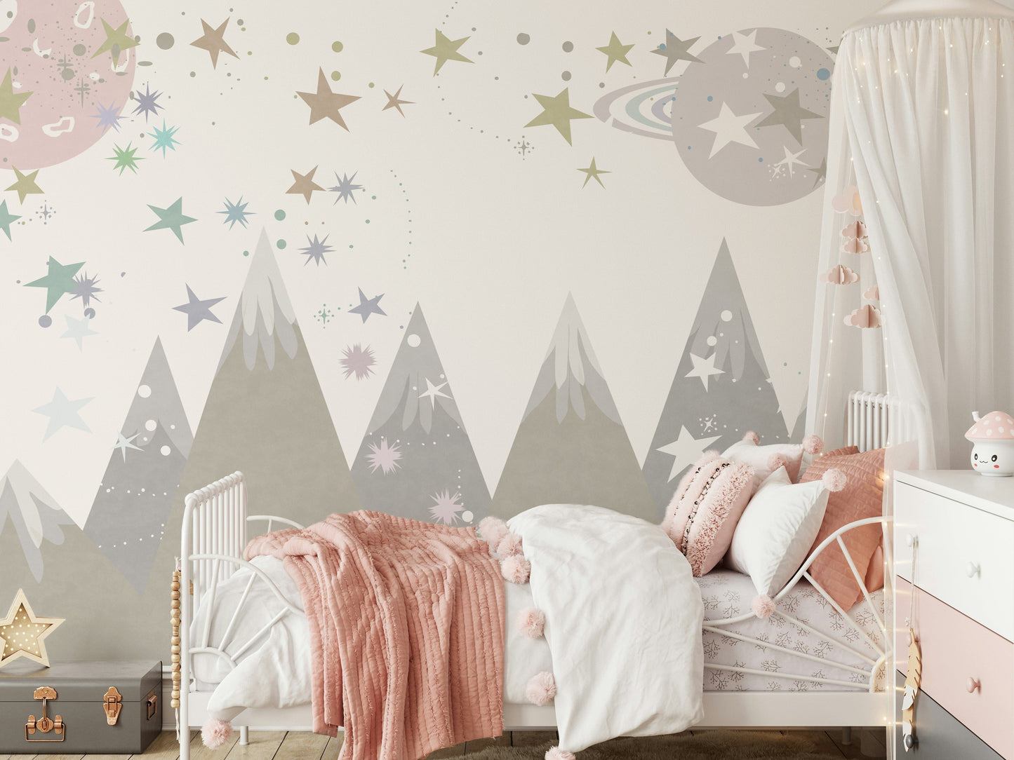 Cosmic Peaks Wall Mural -2719922