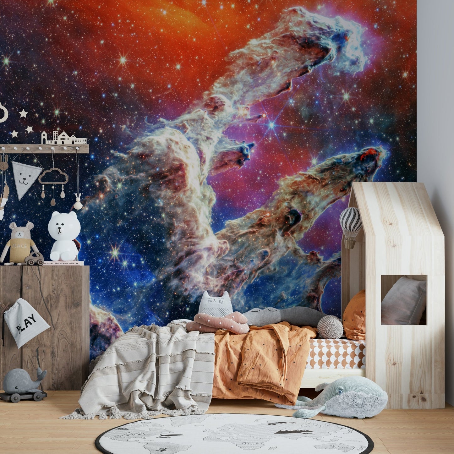 This piece is ideal for a science enthusiast, a gamer's room, or a bedroom.
