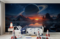 Cosmic Reflection Wall Mural