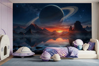 Cosmic Reflection Wall Mural