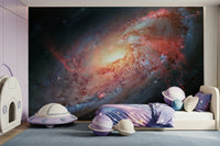 Modern Cosmic Swirl wall mural adding futuristic energy.