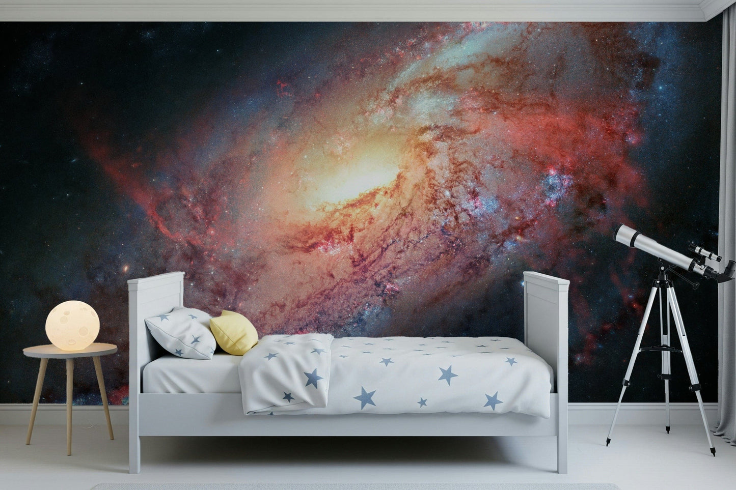 Urban Cosmic Swirl wallpaper capturing gritty celestial vibes.