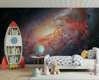 Stunning Cosmic Swirl wall mural showcasing galactic dust.