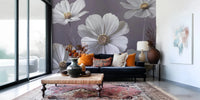 Cosmos Flowers Wall Mural