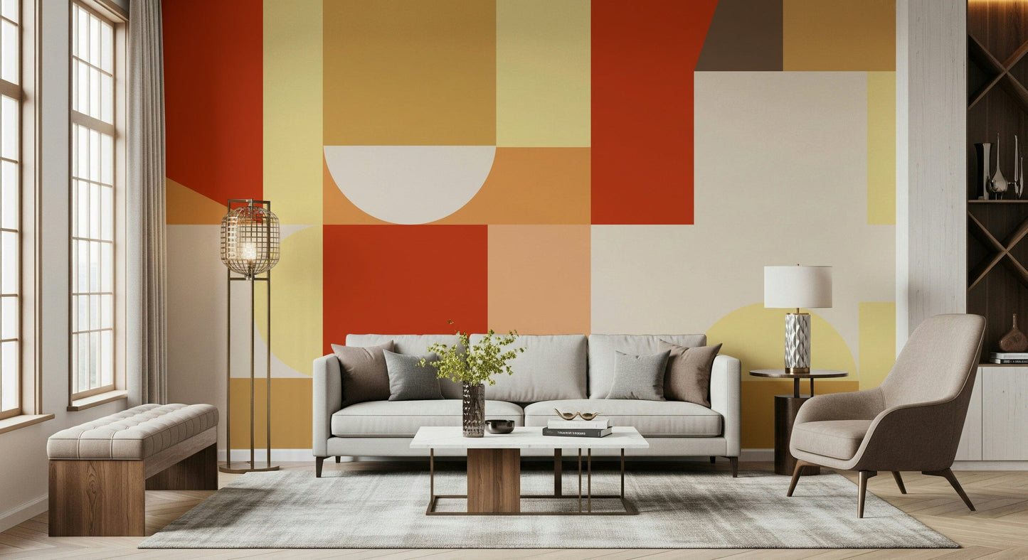 Warm beige and earthy hues blending softly to create a sense of calm and comfort.