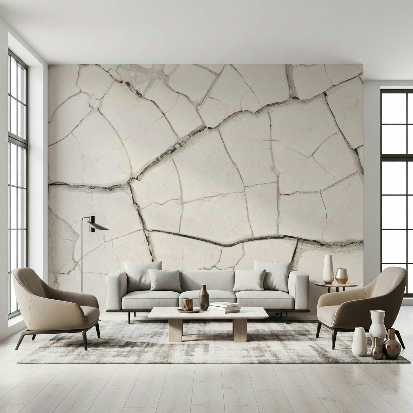 Arid Earth Abstract Wall Mural -2306166