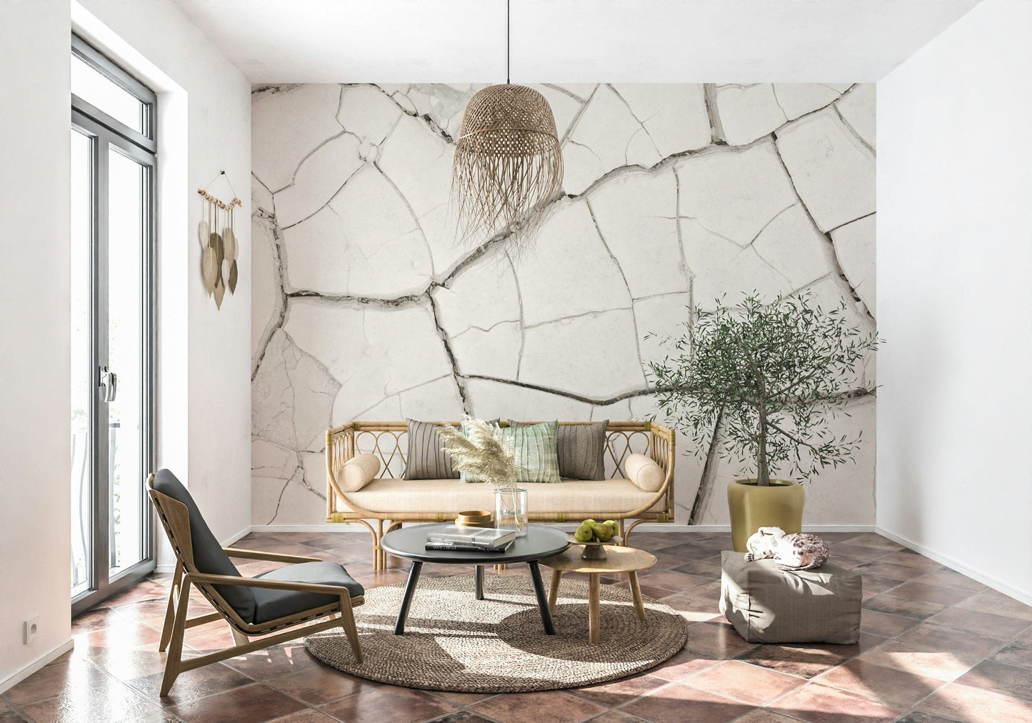 Arid Earth Abstract Wall Mural -2306166