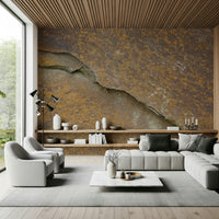Cracked Stone Wall Mural -2566606