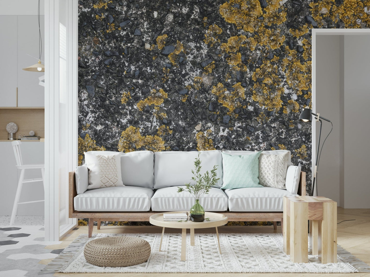 Cracked Stone Wall Mural -2566609