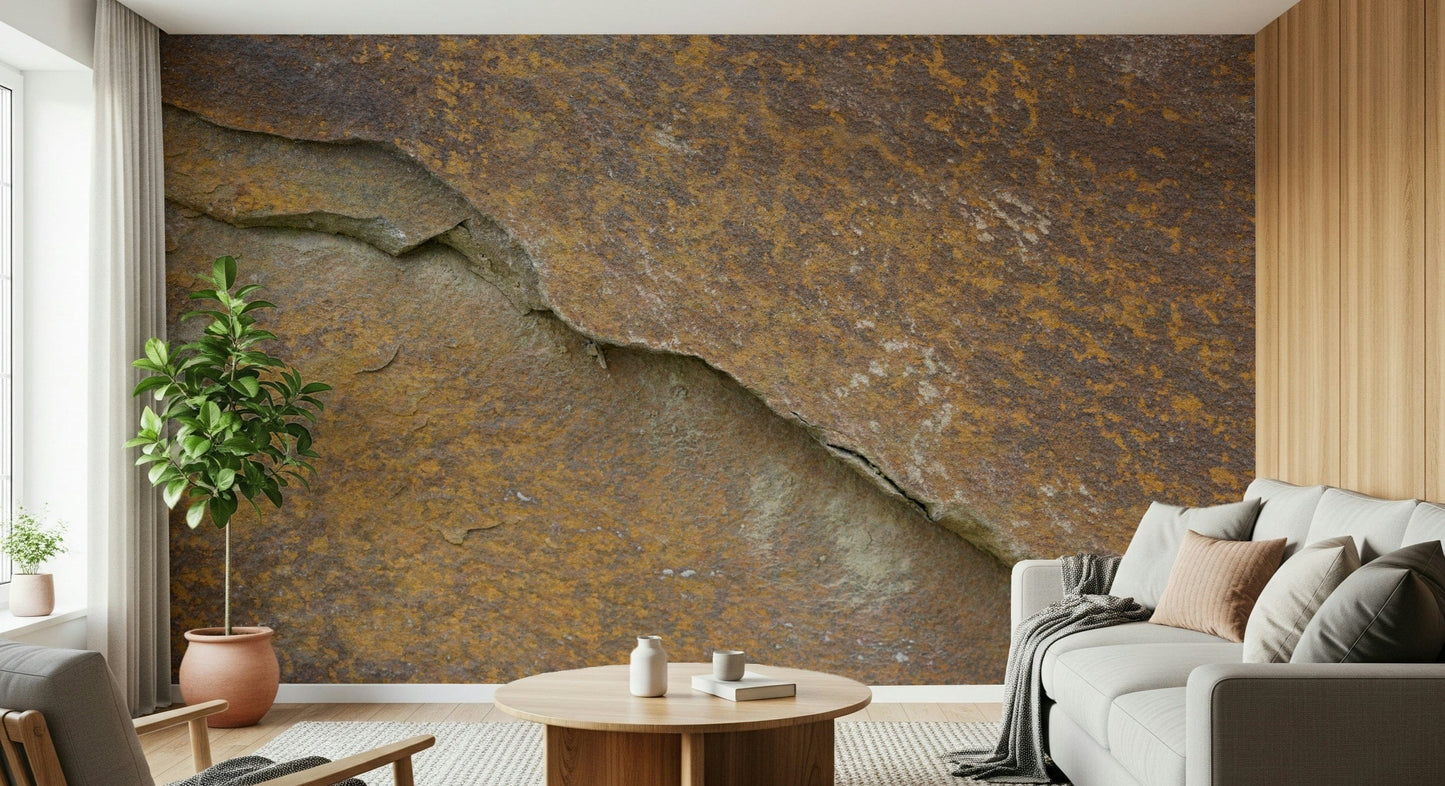 Cracked Stone Wall Wall Mural -2566606