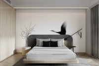 An artistic nature inspired mural for home decor.

