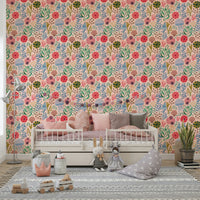 Coastal-inspired wallpaper with tranquil ocean view

