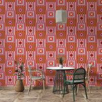 Crimson burst wallpaper design

