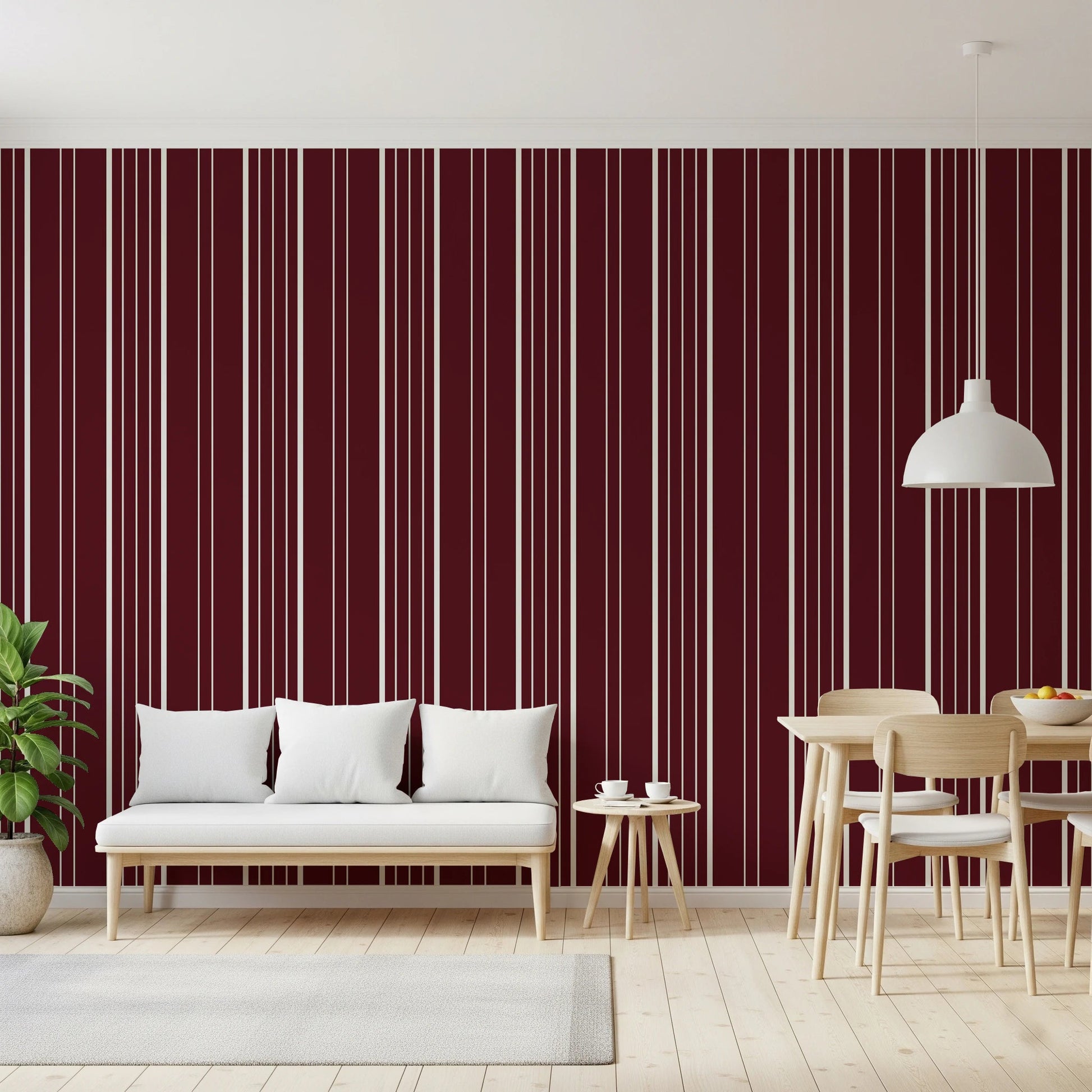 Crimson Stripes Wallpaper⁠