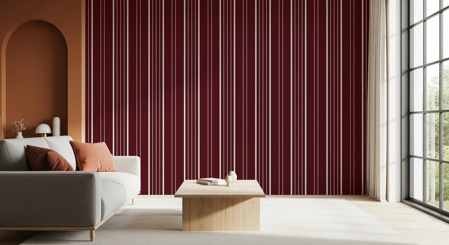 Crimson Stripes Wallpaper⁠