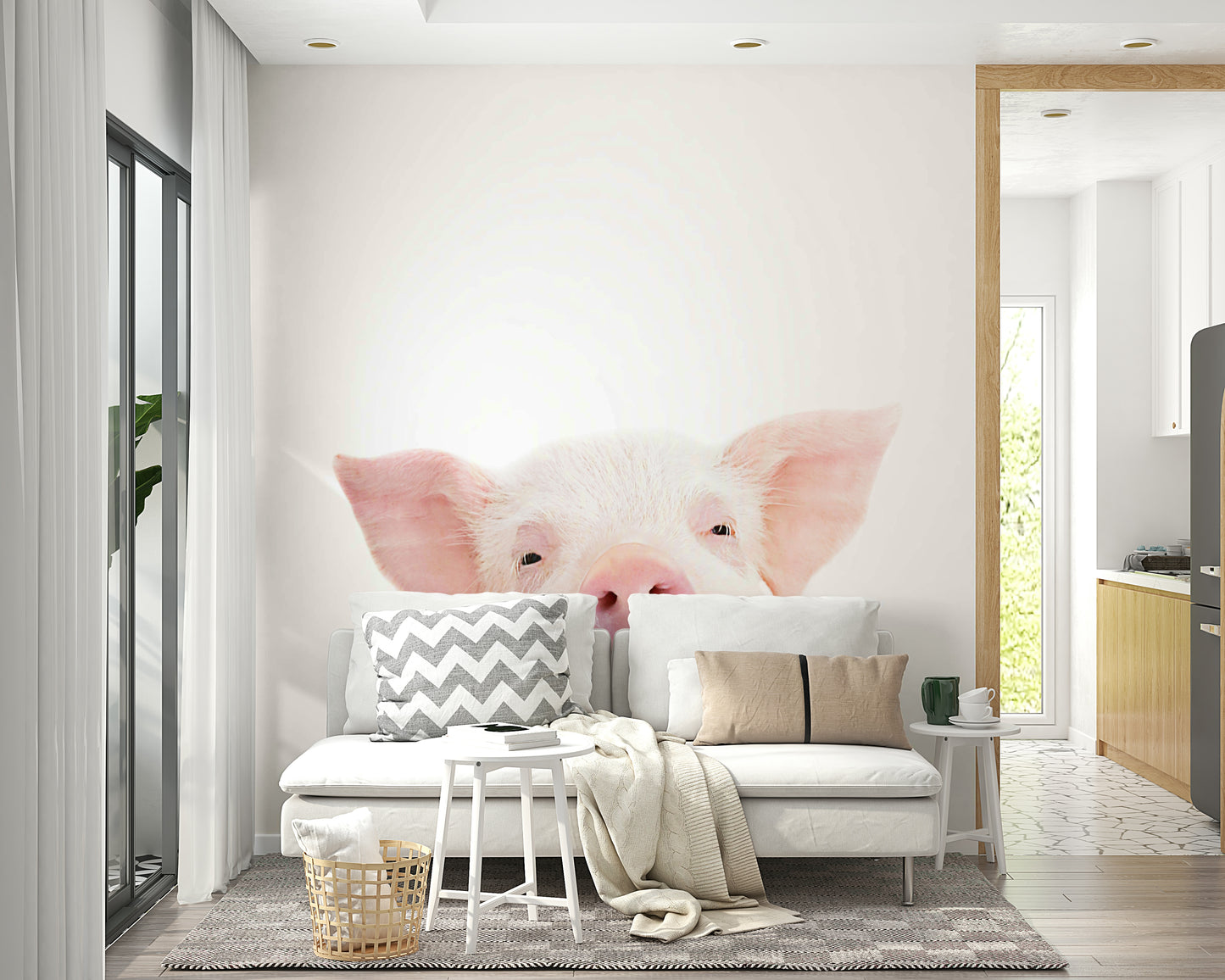 Baby Piglet Wall Mural