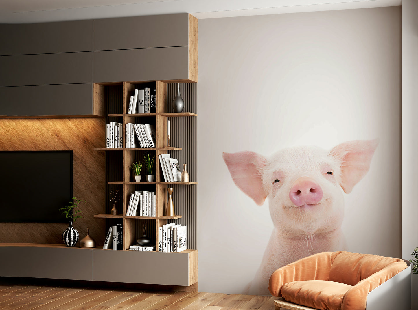 Baby Piglet Wall Mural