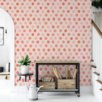 Ideal wallpaper for a child's room or playful space.

