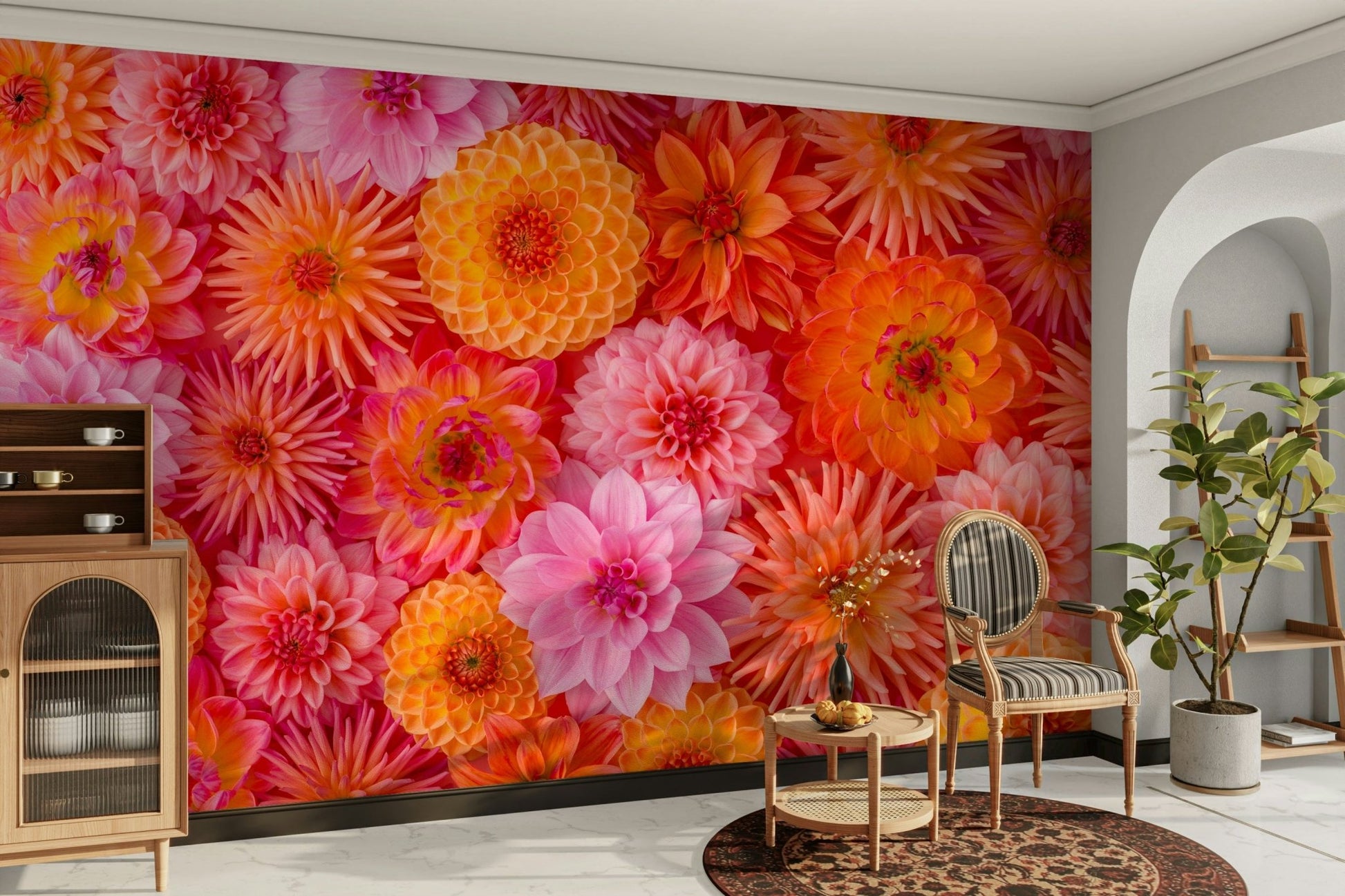 Dusty rose wallpaper for walls

