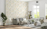 Dainty daisy pattern wallpaper for walls serene style Daisy Dreams.