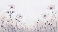 A detail of the warm tones in the flowers and greenery.