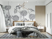 Dancing Wildflowers Wall Mural