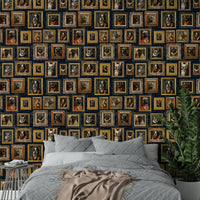 Full view of the mural on a wall.

