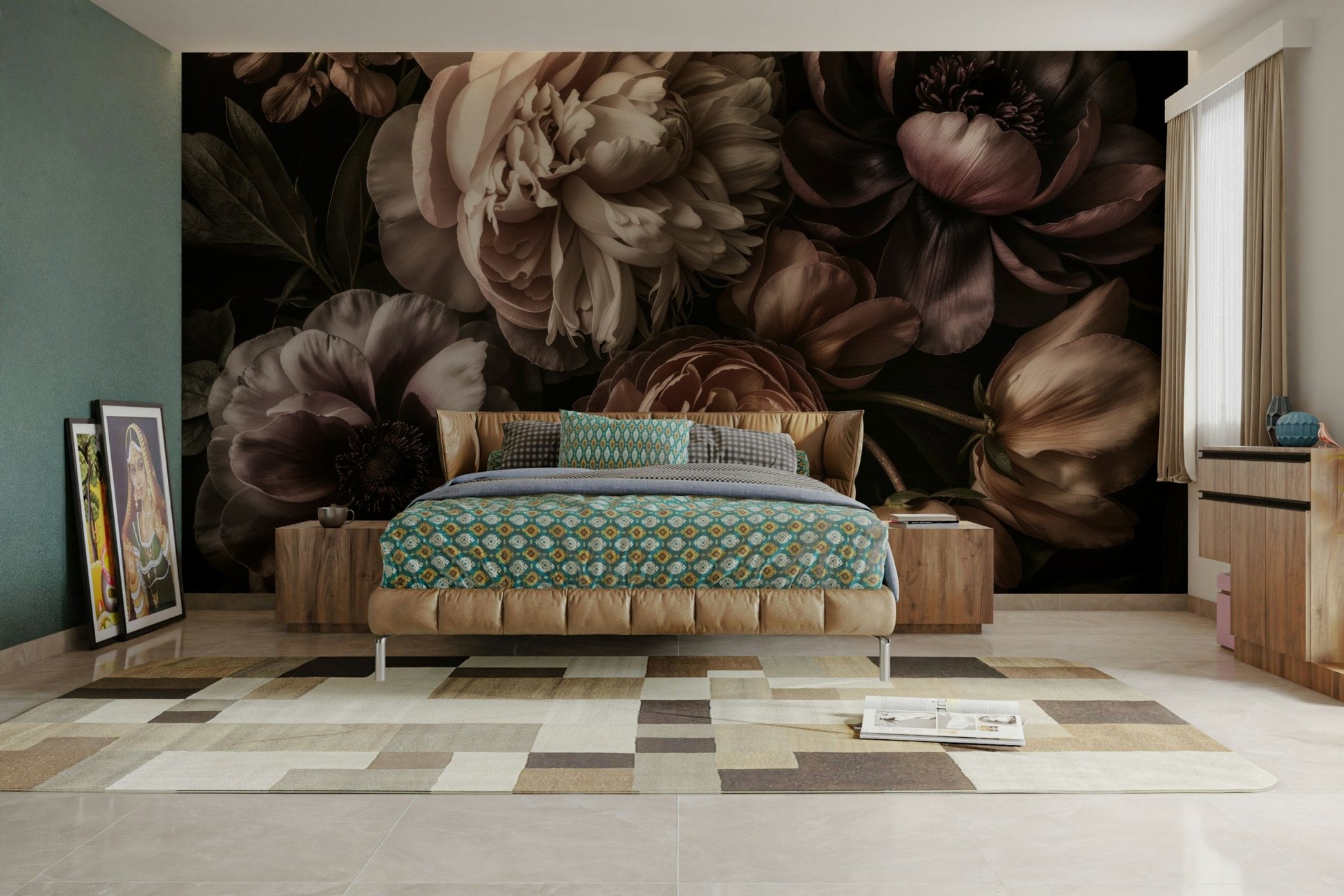 The style is Baroque-inspired and elegant.

