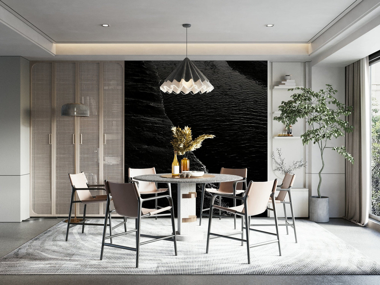 Dark River I Wall Mural
