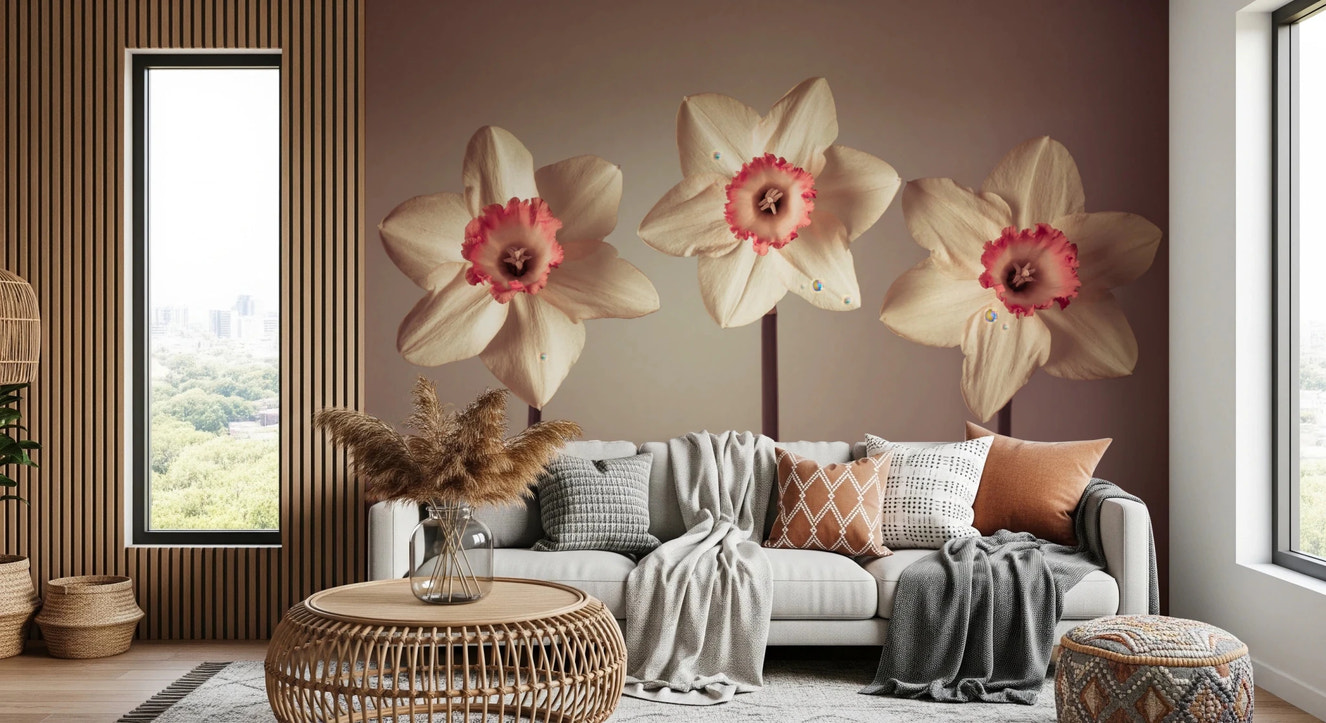 Dazzling Daffodils Wall Mural