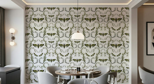 Death's - Head Hawkmoth Garden Wallpaper⁠