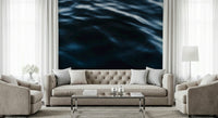 Deep Blue Waves Wall Mural — immersive deep-sea wave patterns for modern interiors.
