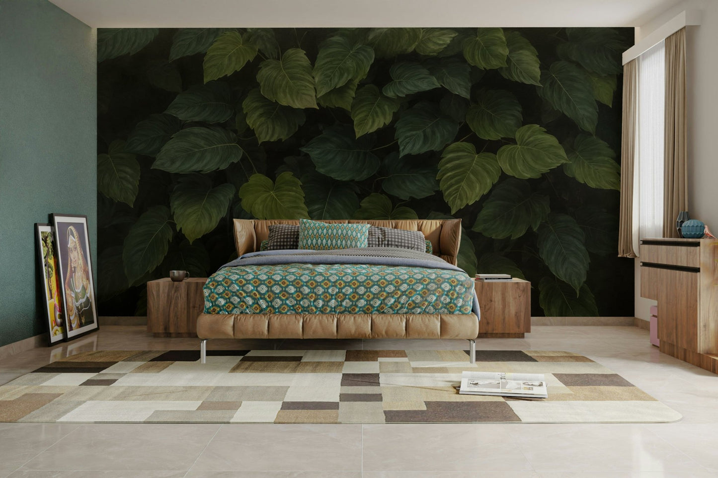 The print is high-quality with incredible detail in the leaves.
